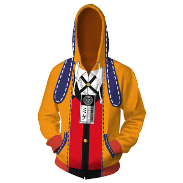 Kakegurui Sudadera Yomoduki Runa Cosplay Sudadera con Cremallera Unisex